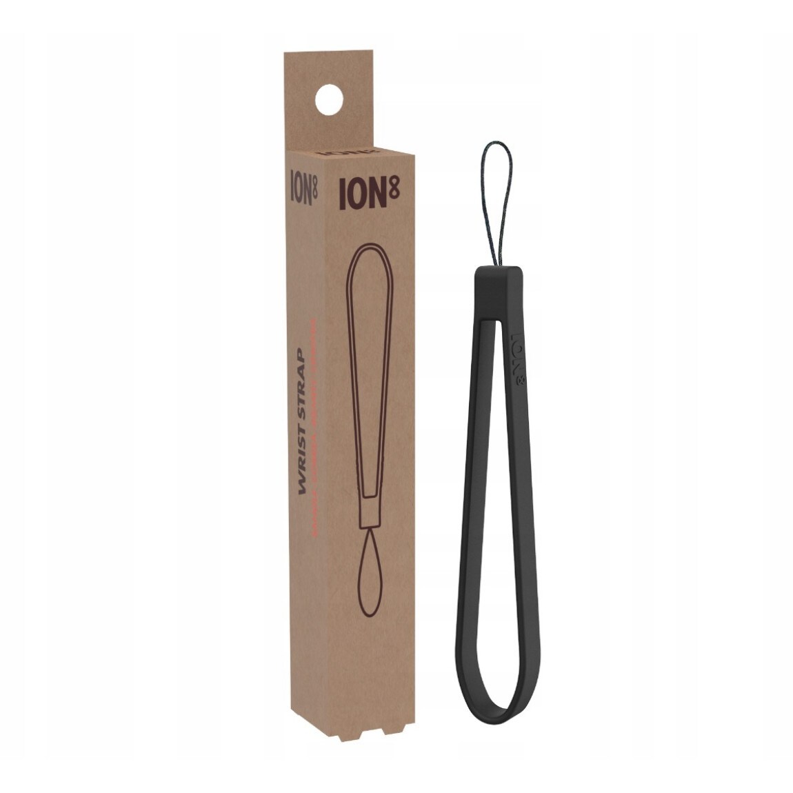 ION8 Silicone Bottle Strap Handle - Black