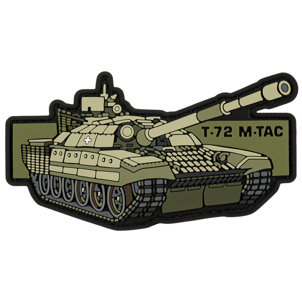 M-Tac T-72 3D PVC Patch - Olive