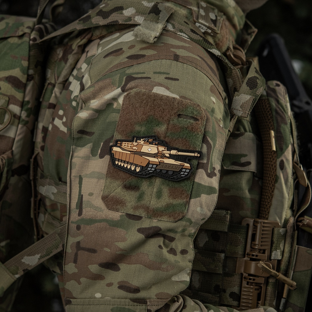 M-Tac Abrams 3D PVC Patch - Coyote