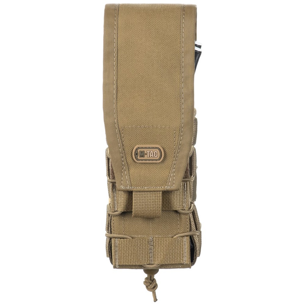 Double M-Tac Pouch with flap for large magazines - Coyote