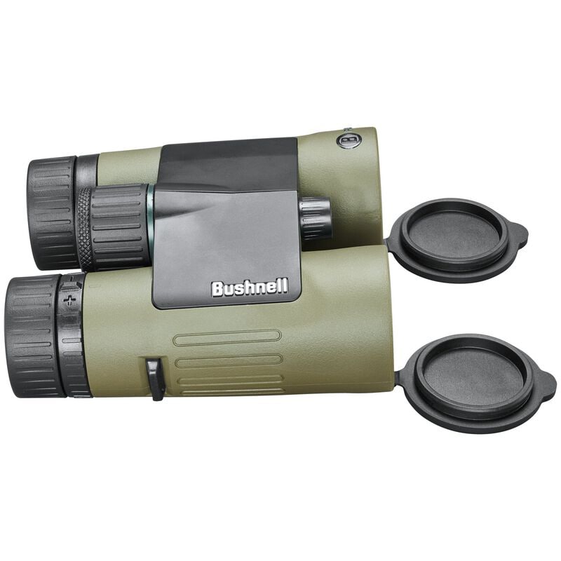 Bushnell Prime 10x42 Roof Binoculars + Vault cover - Green