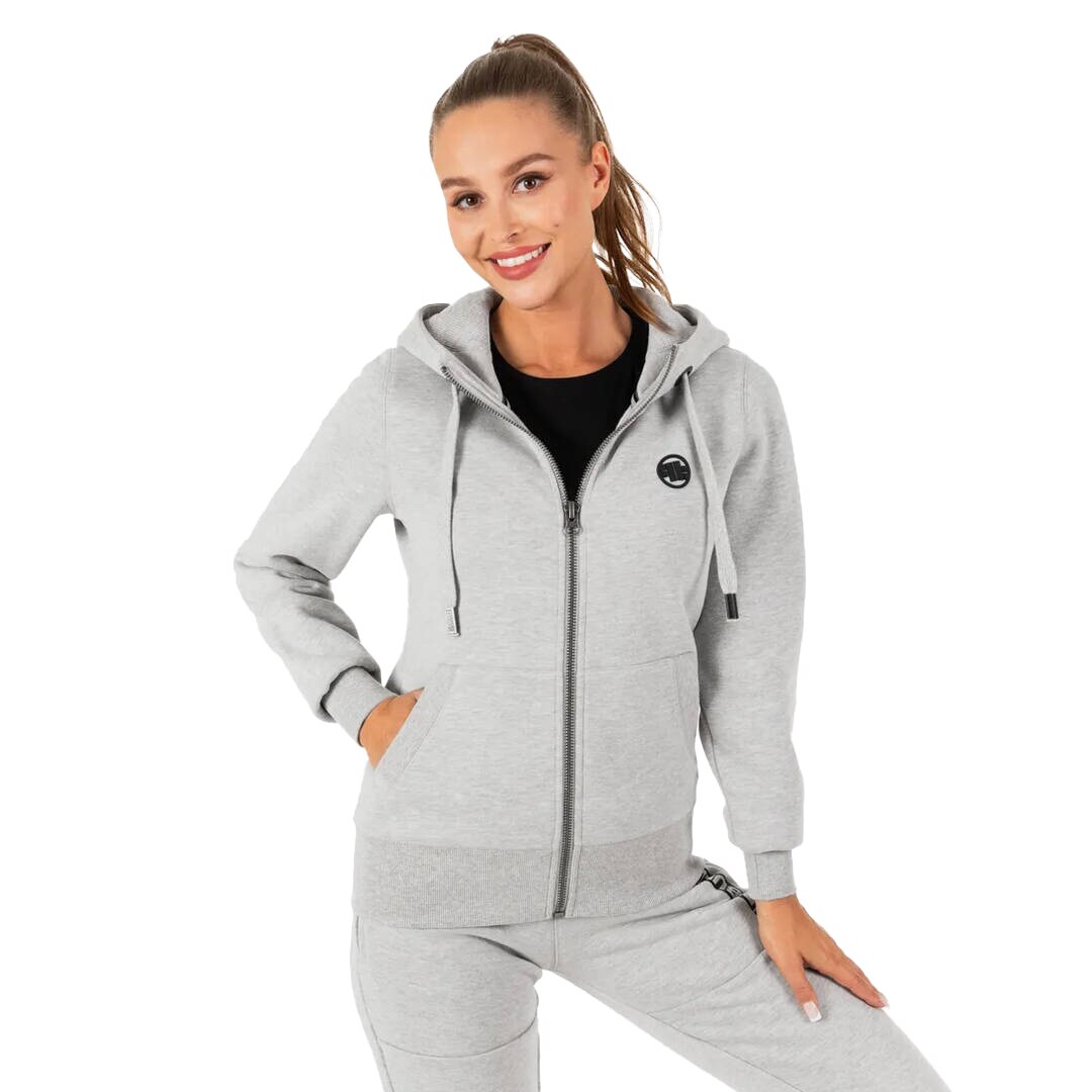 Pitbull West Coast Zip Hilltop Women's Sweatshirt - Gray