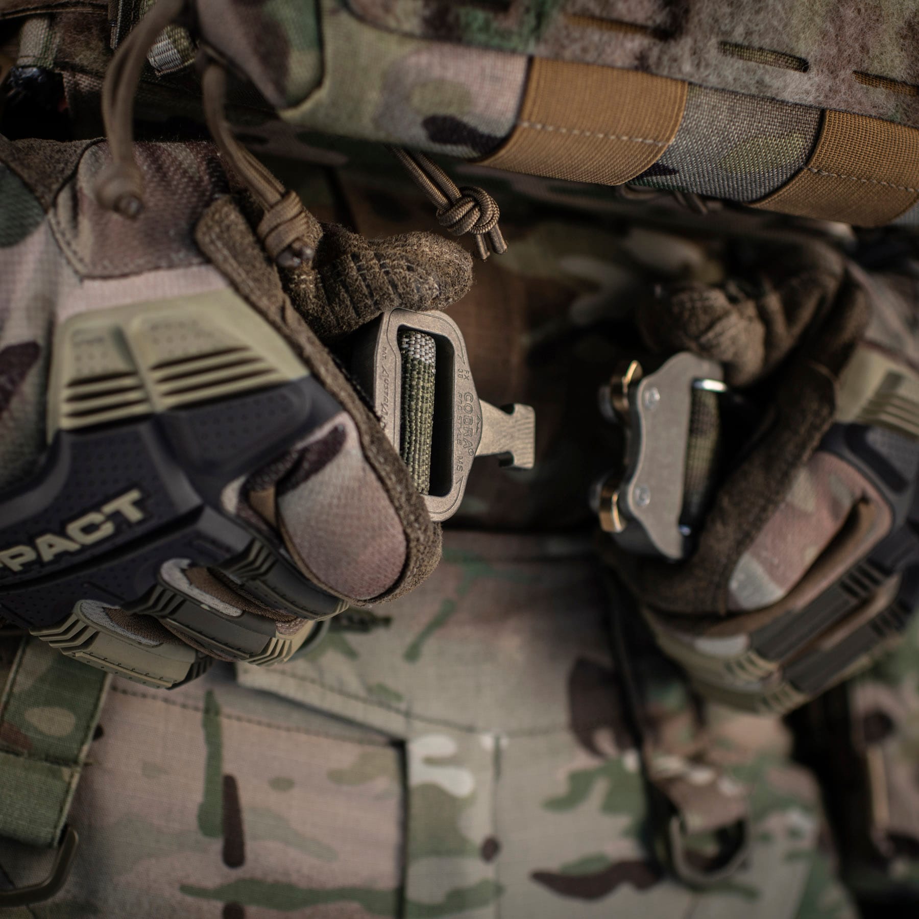 M-Tac War Belt Armor Tegris D-Ring Cobra - Multicam