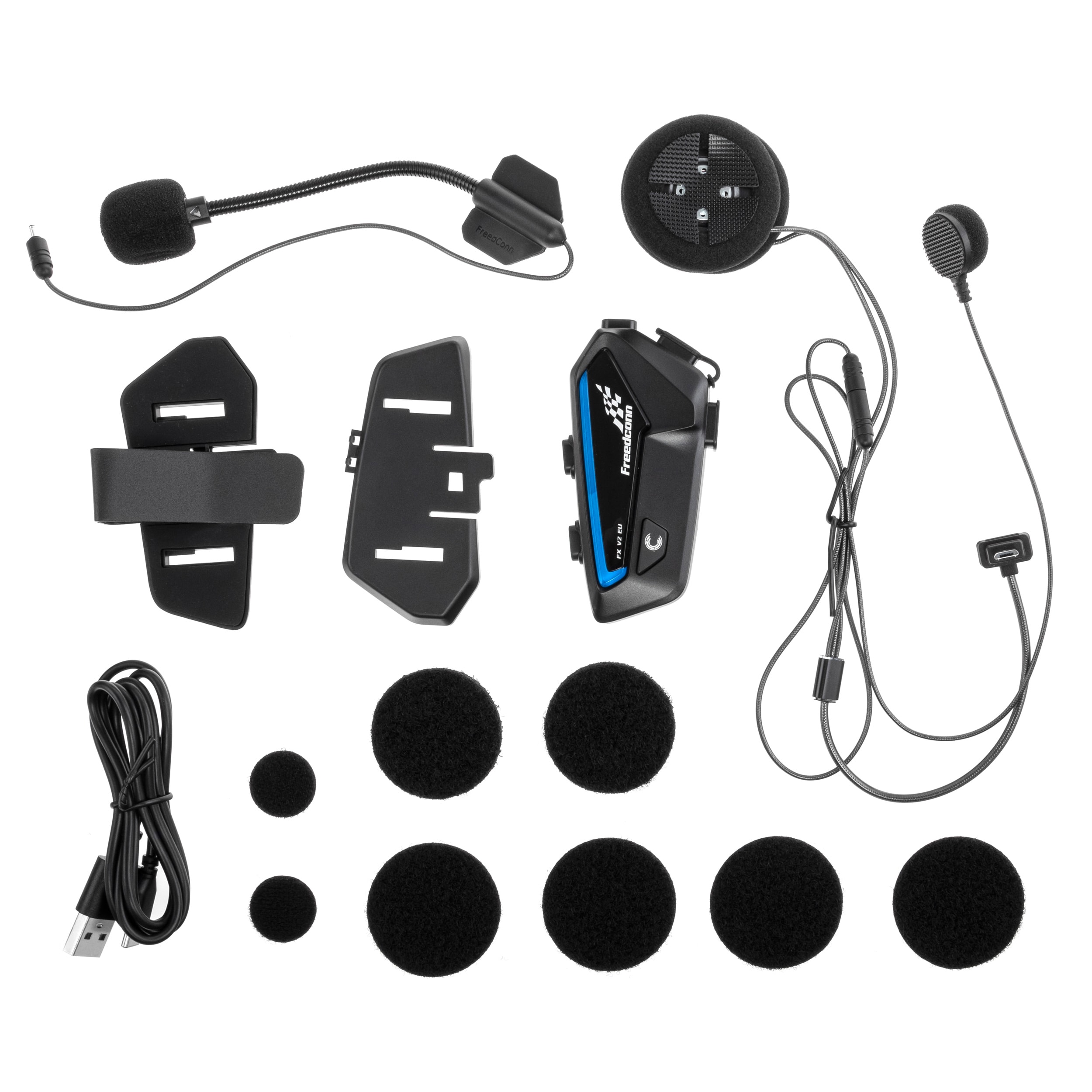 FreedConn FX Motorcycle Intercom - Black