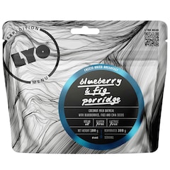 LYOFOOD Freeze-dried food Coconut milk oatmeal with blueberries, figs and chia seeds 300 g