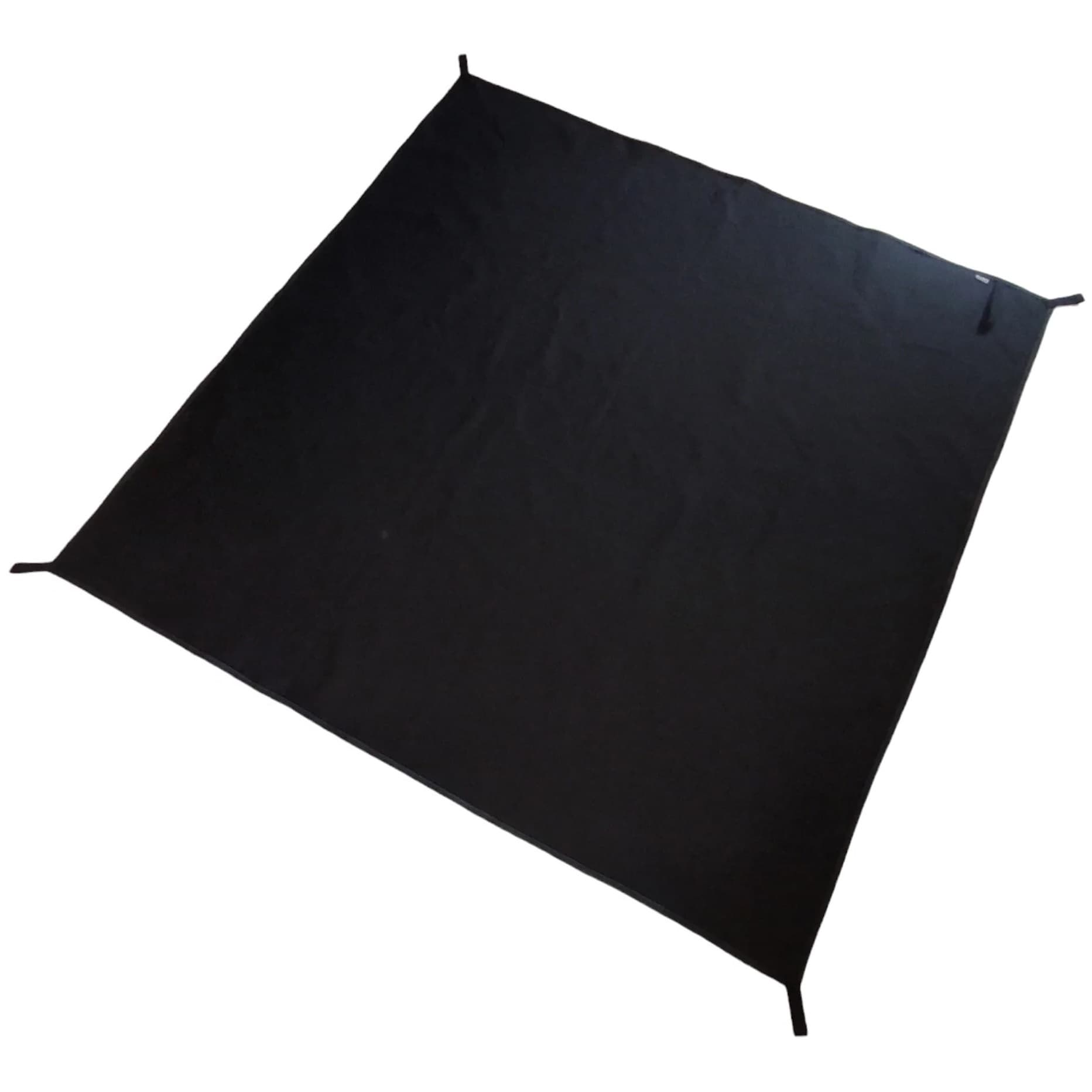 Piran Square Camping Tarp - Black