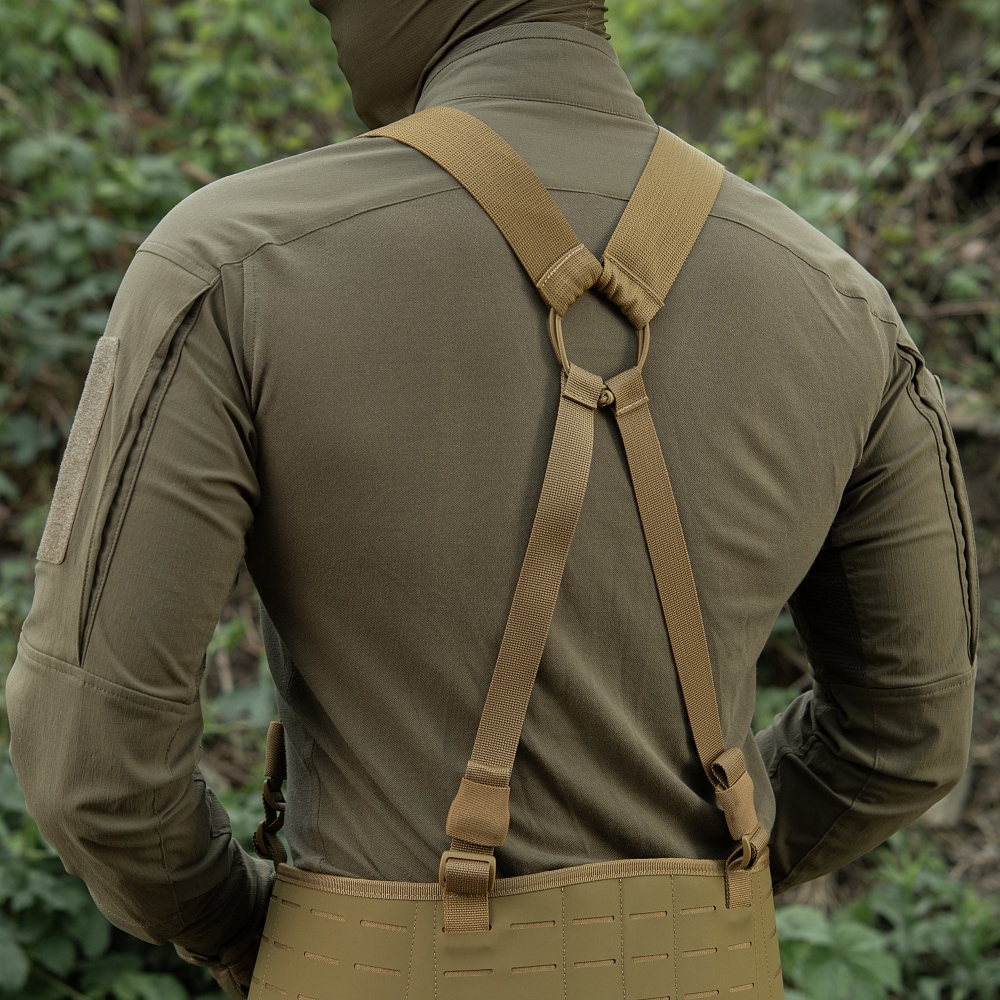 M-Tac Elite Tactical Belt Suspenders - Coyote