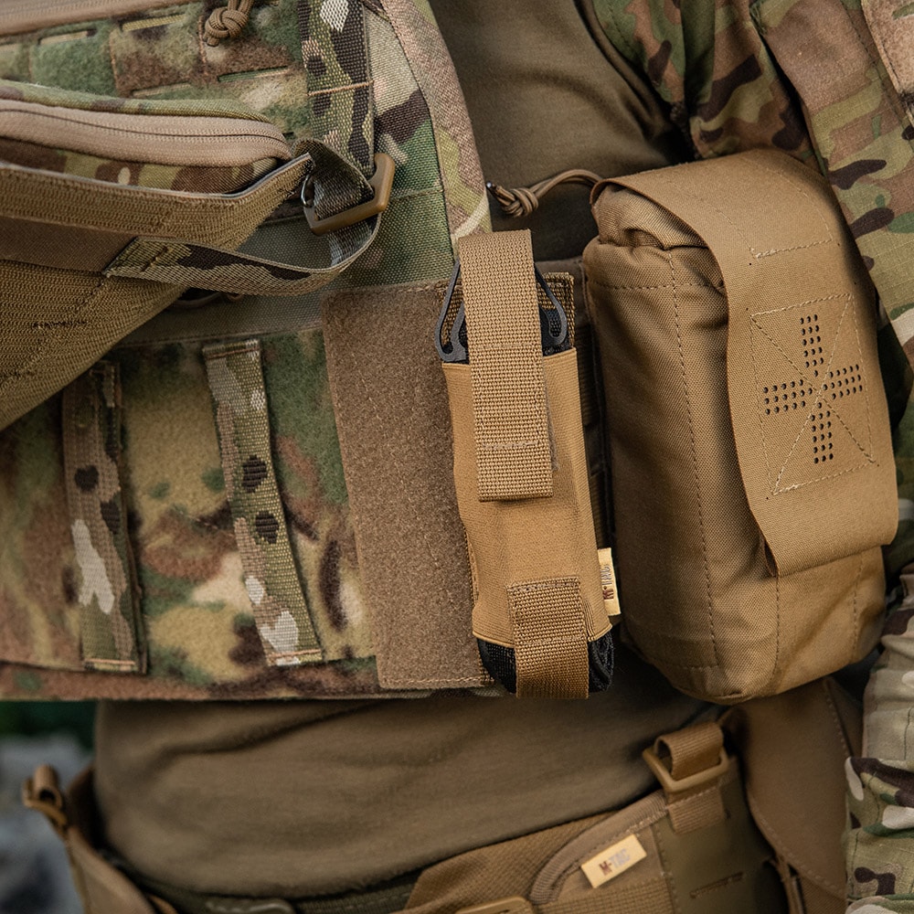 M-Tac Gen. III Tactical Stasis Pouch with Velcro - Coyote