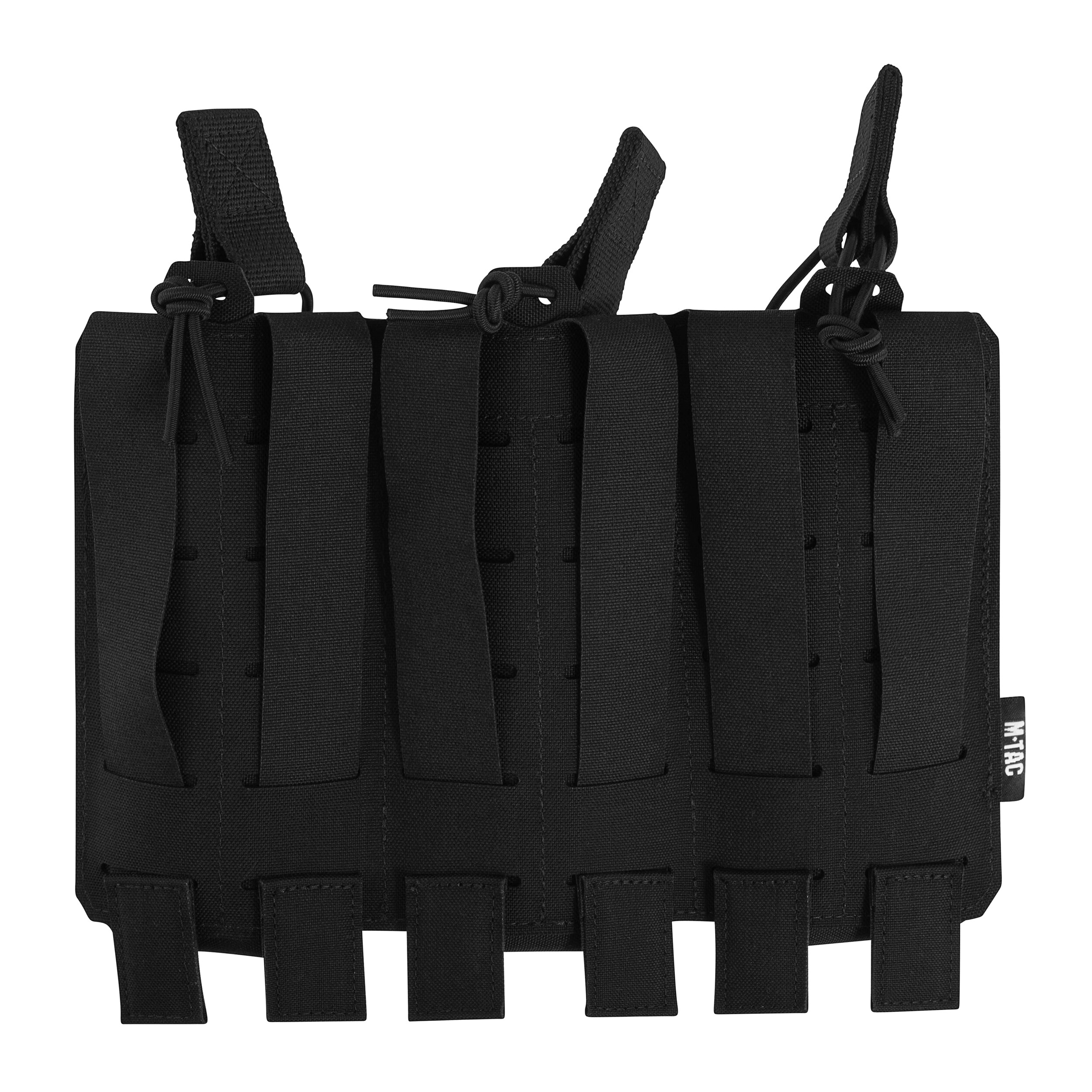 M-Tac Elite Laser Cut Flexible Pouch for 3 magazines - Black