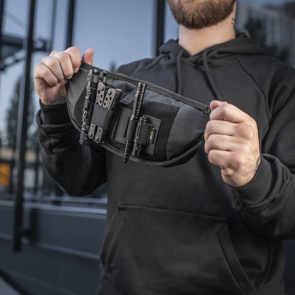 M-Tac Elite Hex Waist Bag - MultiCam Black / Black