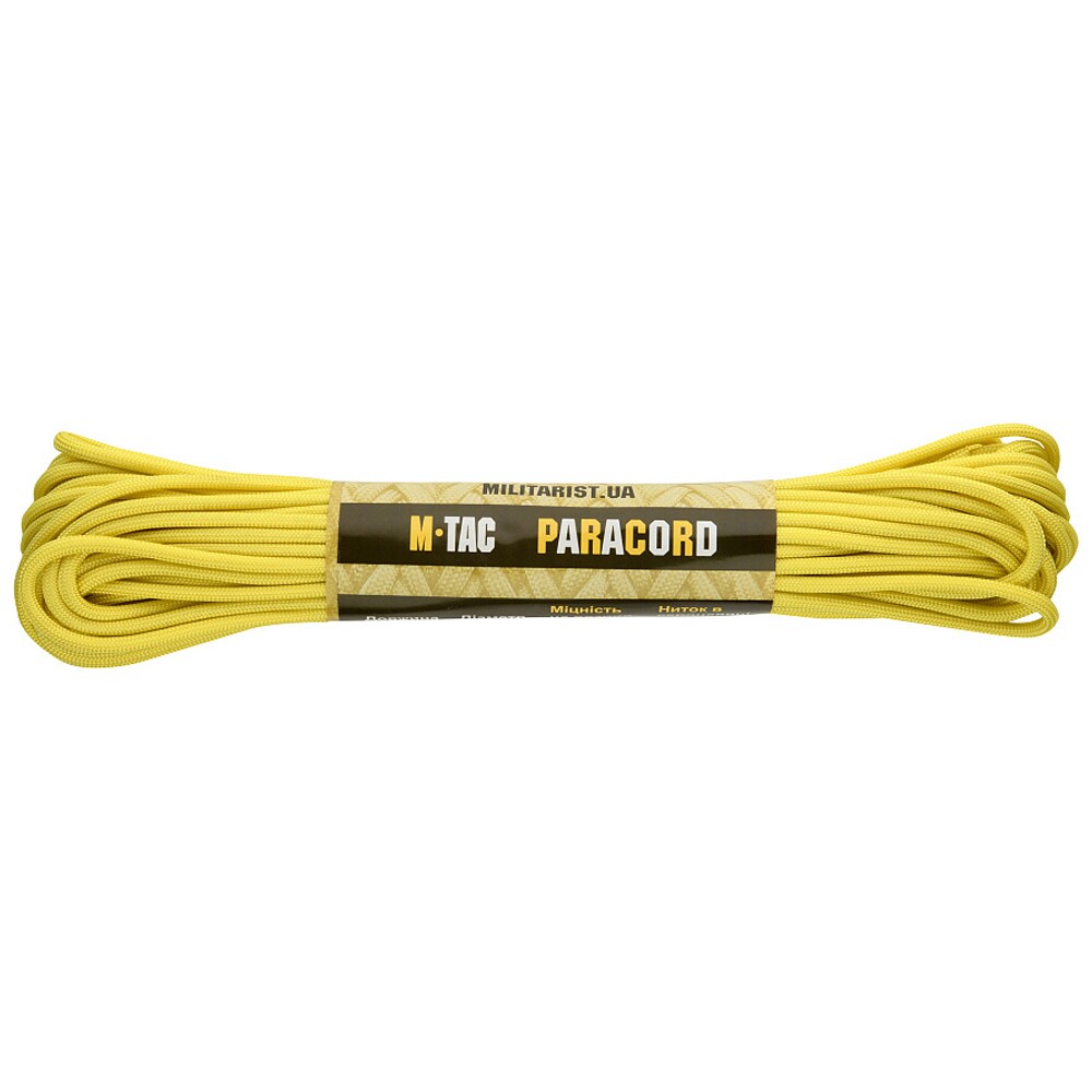 M-Tac 550 type III 15 m Paracord - Yellow