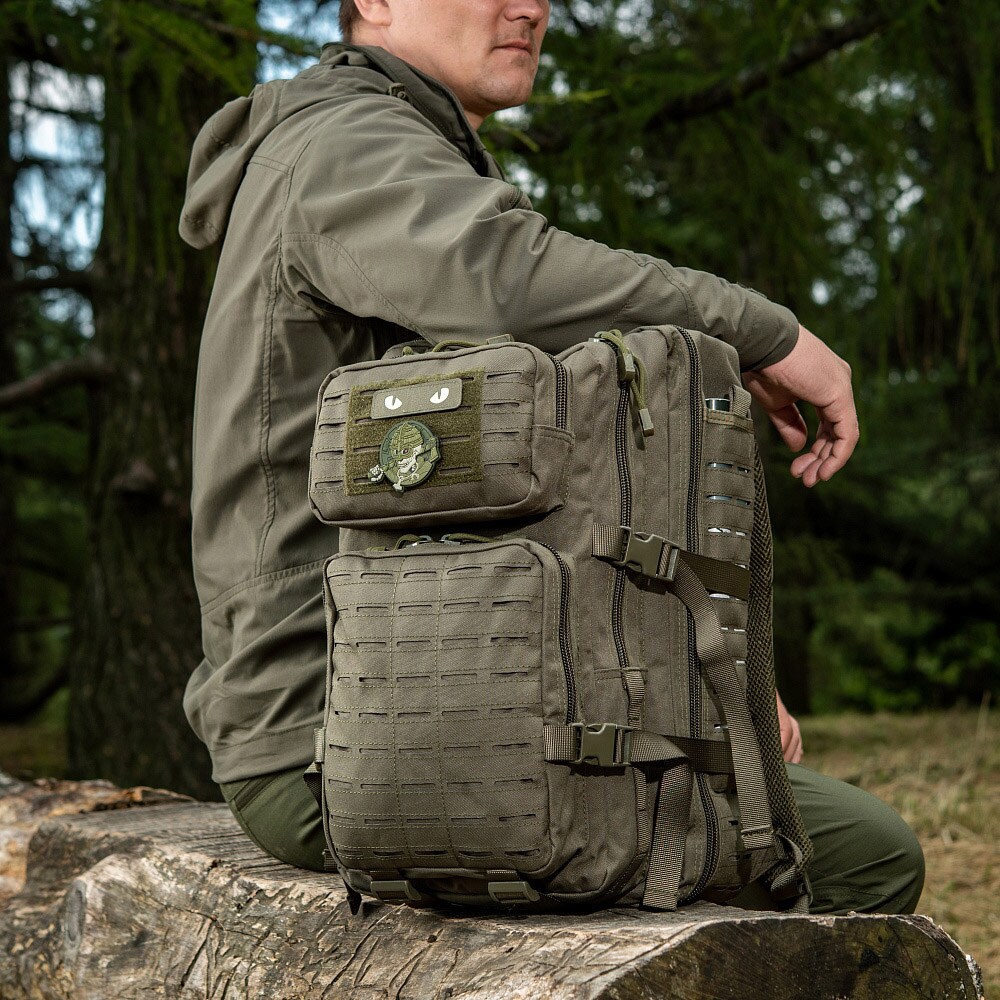 M-Tac Large Assault Pack Laser Cut 36 l Backpack - Dark Olive