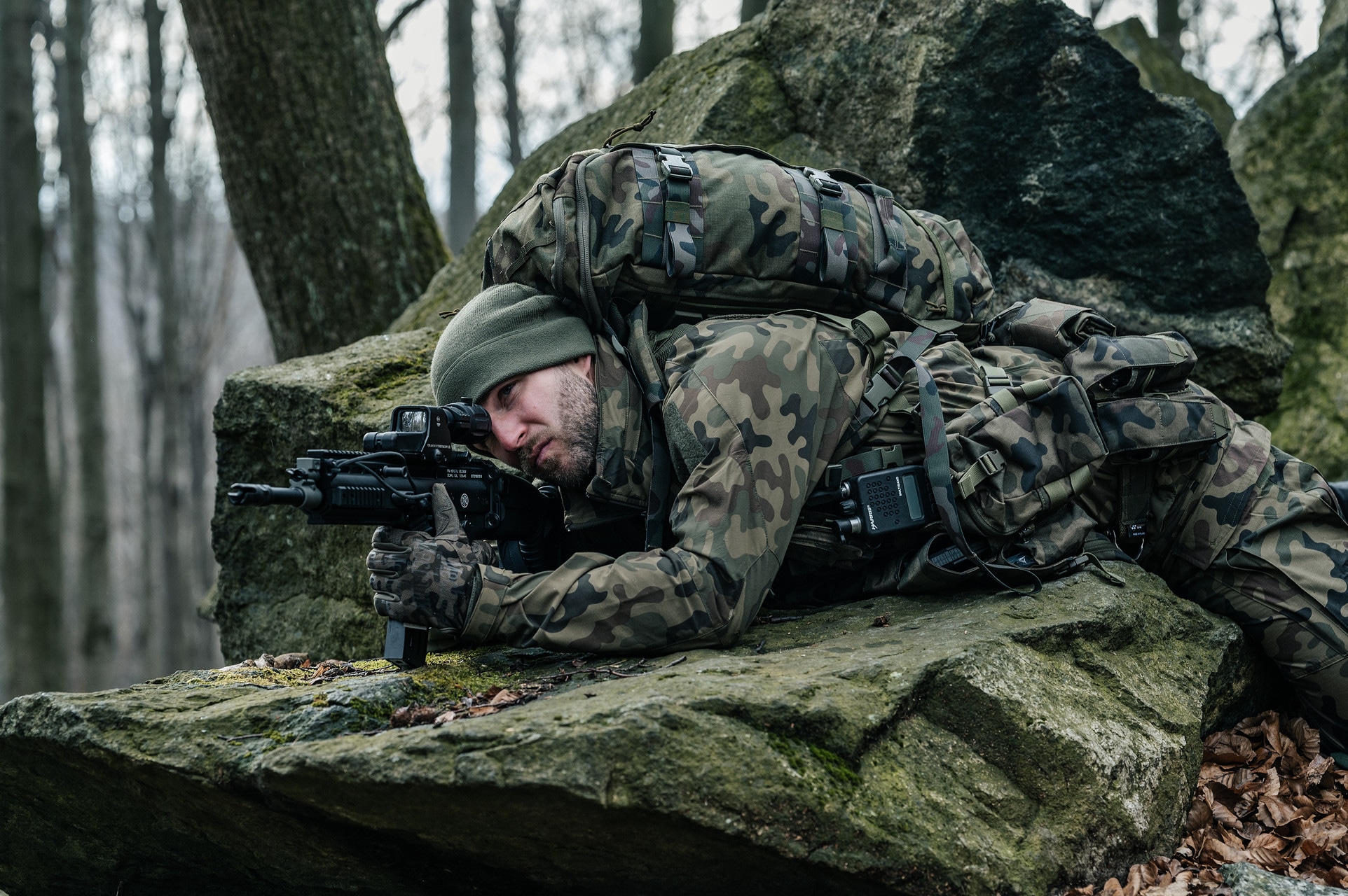 Helikon-Tex Trooper StormStretch Softshell MK2 Jacket - wz.93 Pantera PL Woodland