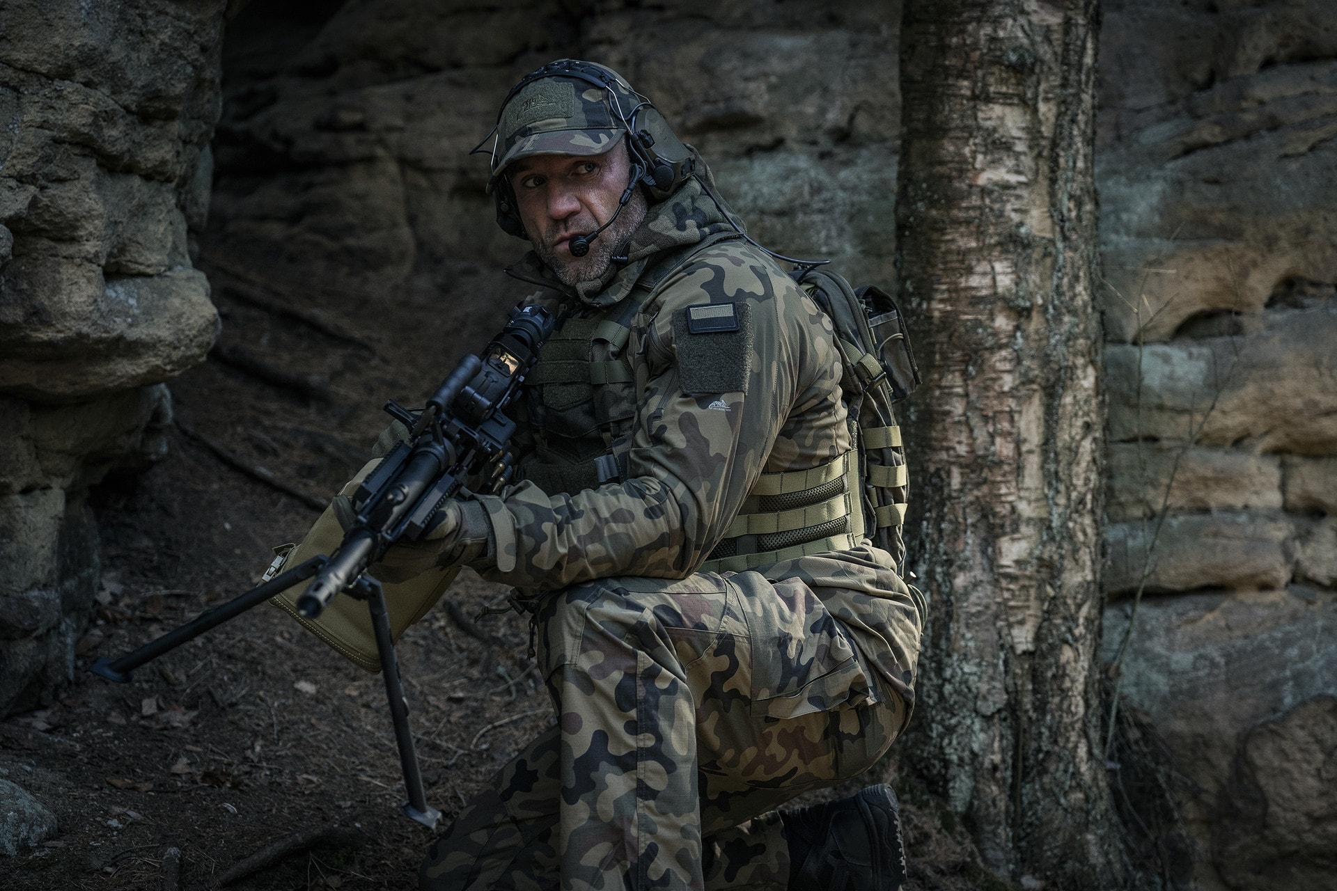 Helikon Trooper StormStretch Softshell MK2 Jacket - wz.93 Pantera PL Woodland