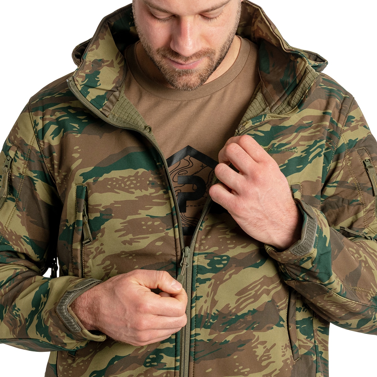 Pentagon Artaxes Jacket - Greek Lizard