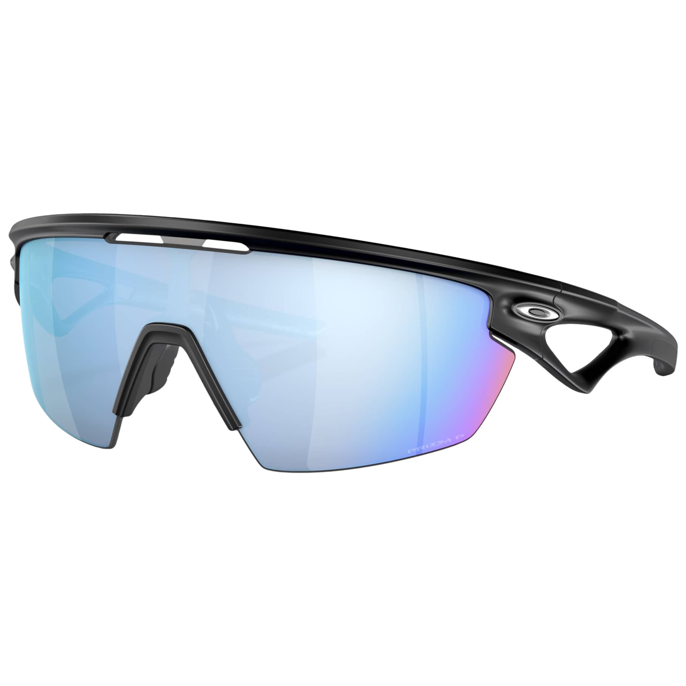 Oakley Sphaera Sunglasses - Matte Black/Prizm Deep Water Polarized