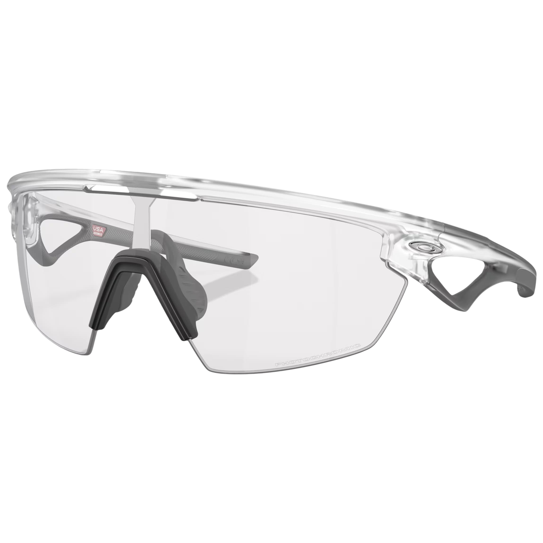 Oakley Sphaera Sunglasses - Matte Clear/Iridium Photochromic