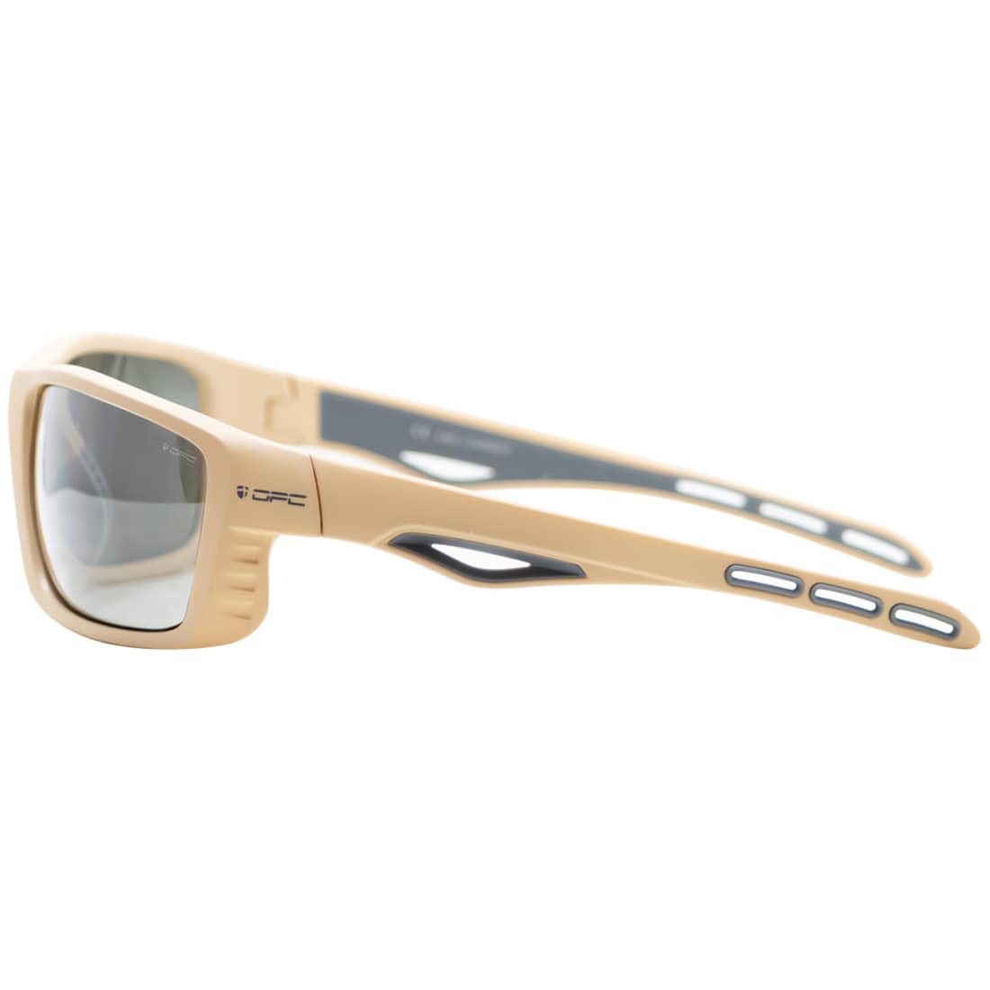 OPC Everest Matt Khaki Clear Safety Glasses