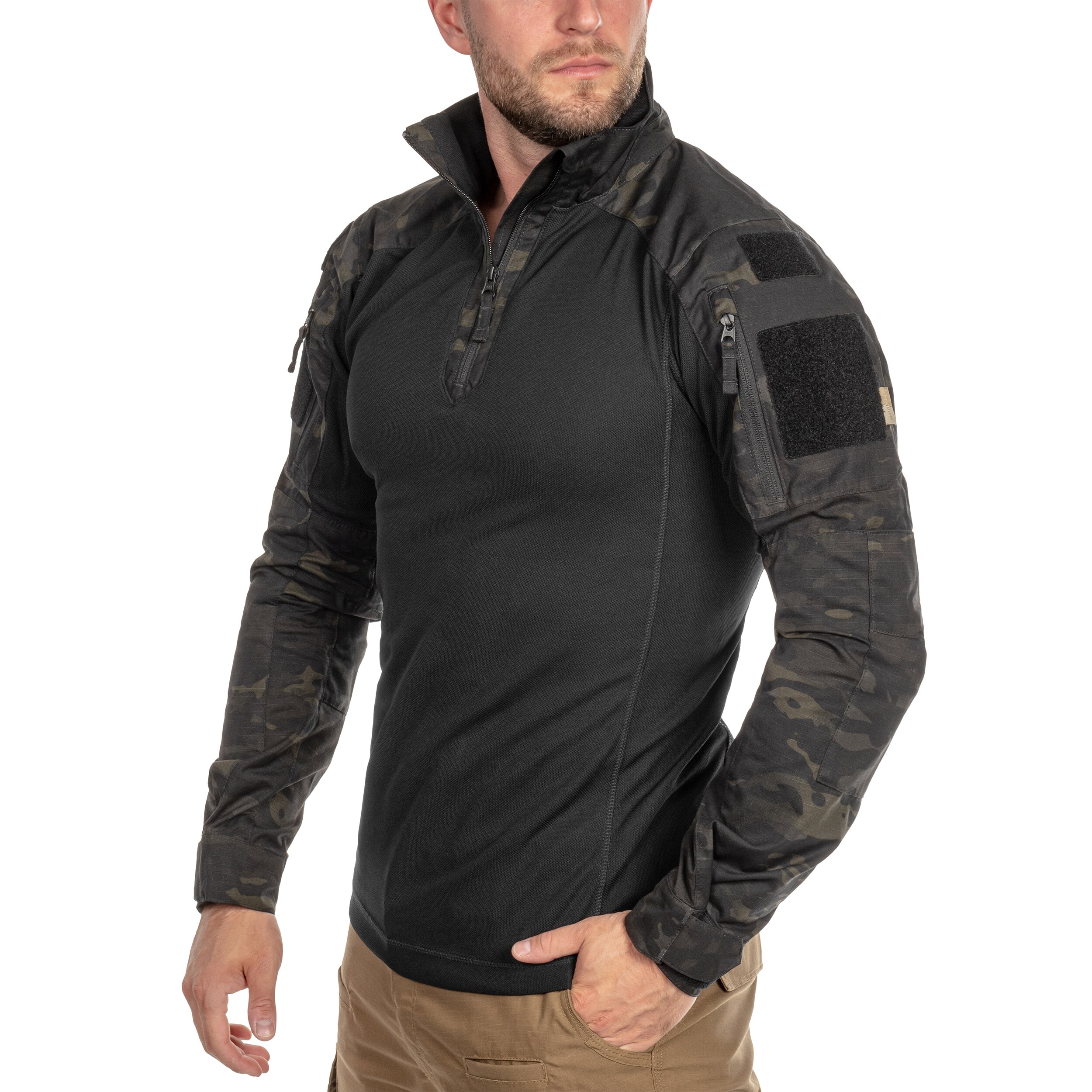 Helikon-Tex MCDU Combat Shirt Nyco Rip-Stop - MultiCam Black