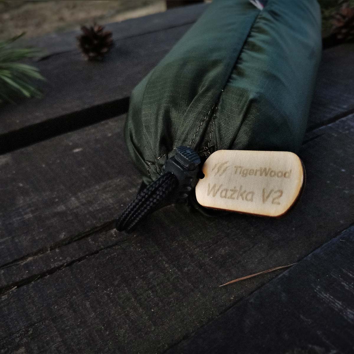 TigerWood Dragonfly V2 Ultralight Hammock Green