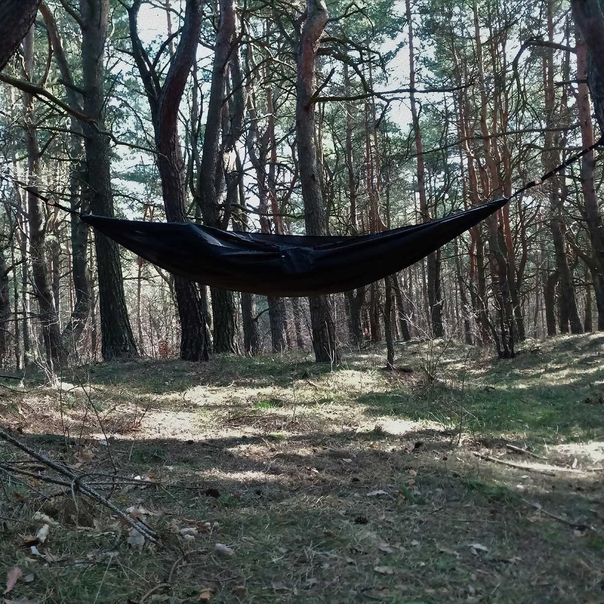 TigerWood Dragonfly V2 Ultralight Hammock Black