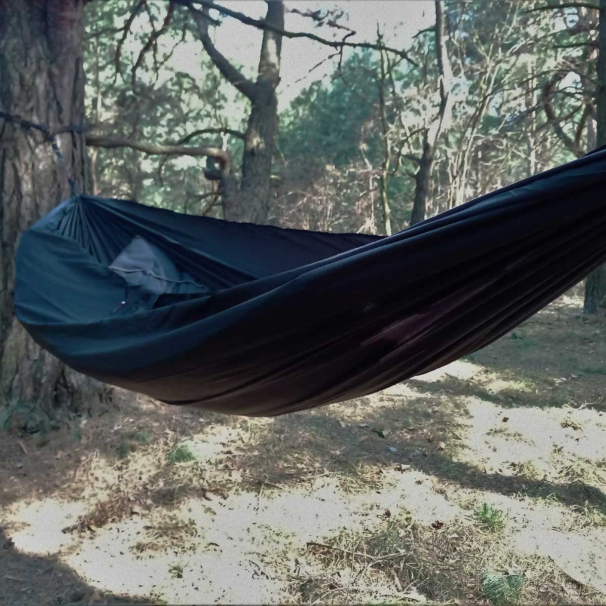 TigerWood Dragonfly V2 Ultralight Hammock Black