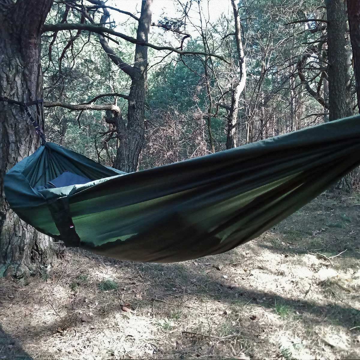 TigerWood Dragonfly V2 Long Ultralight Hammock Green