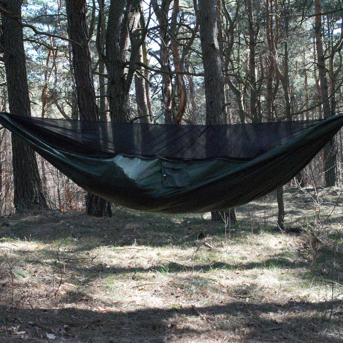 TigerWood Dragonfly V2 Ultralight Hammock with Mosquito Net Green