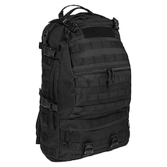 Camo Military Gear Cargo 32 L Backpack - Black