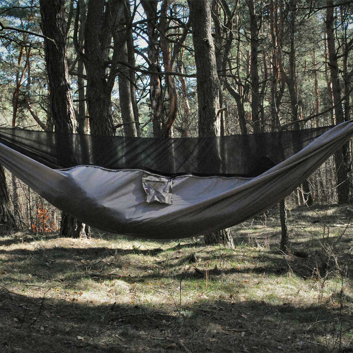 TigerWood Dragonfly V2 Ultralight Hammock with Mosquito Net Desert