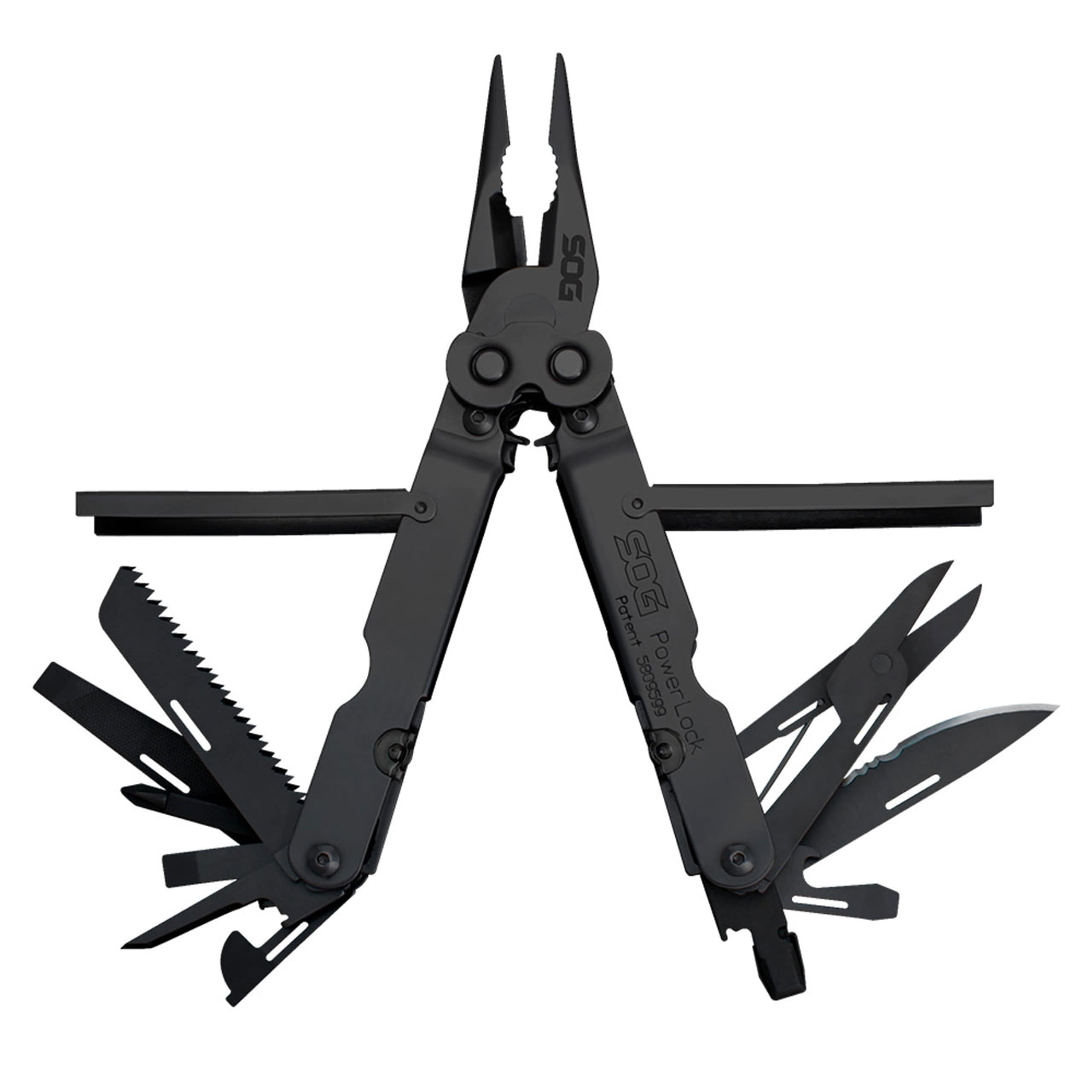 SOG PowerLock Scissors Multitool - Black