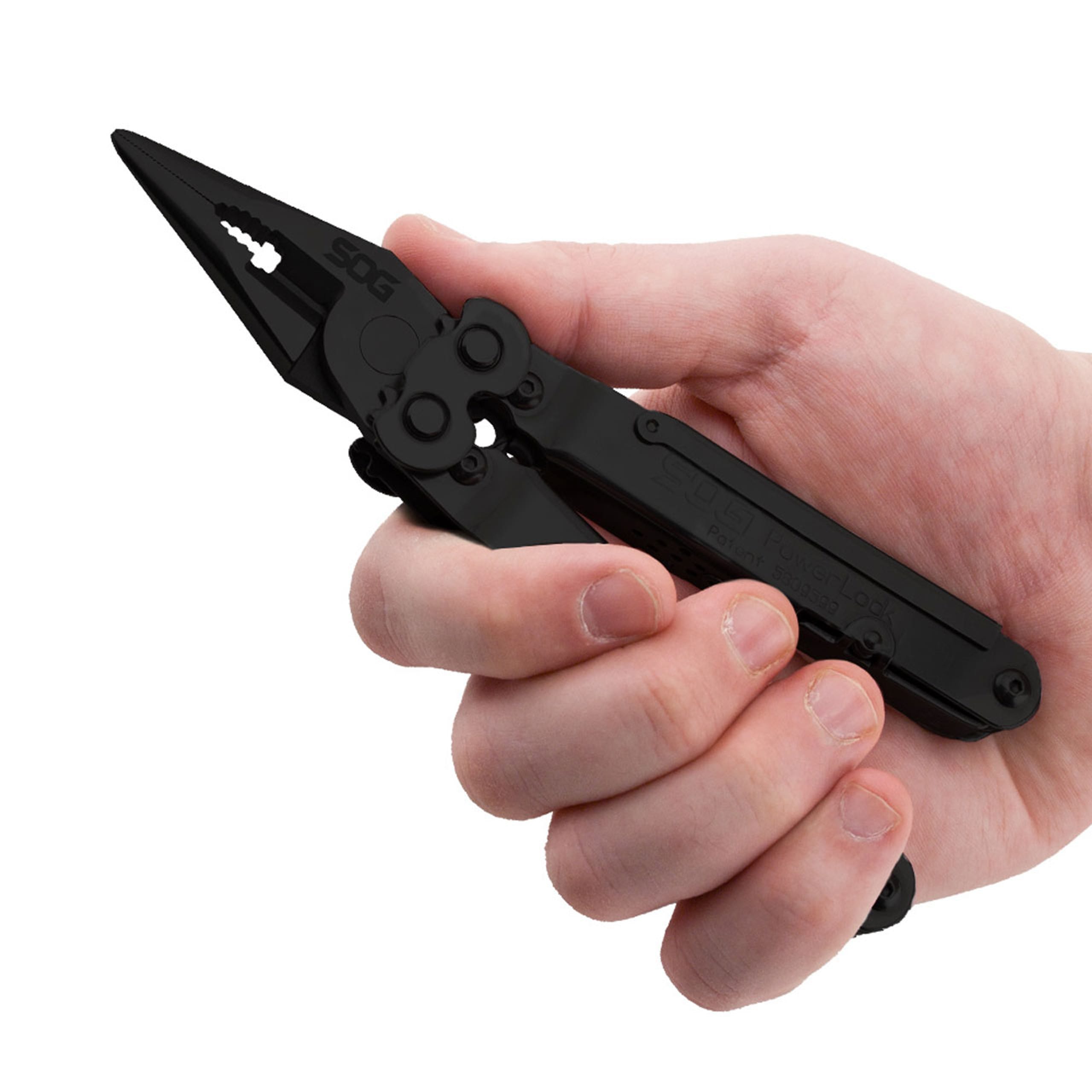 SOG PowerLock Scissors Multitool - Black