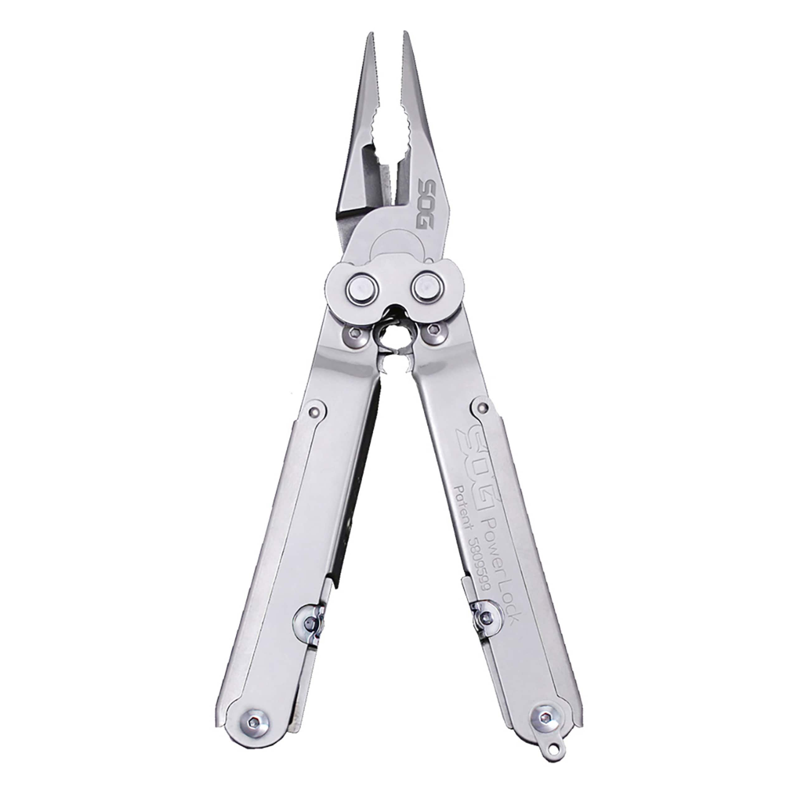 SOG PowerLock Scissors Multitool - Satin