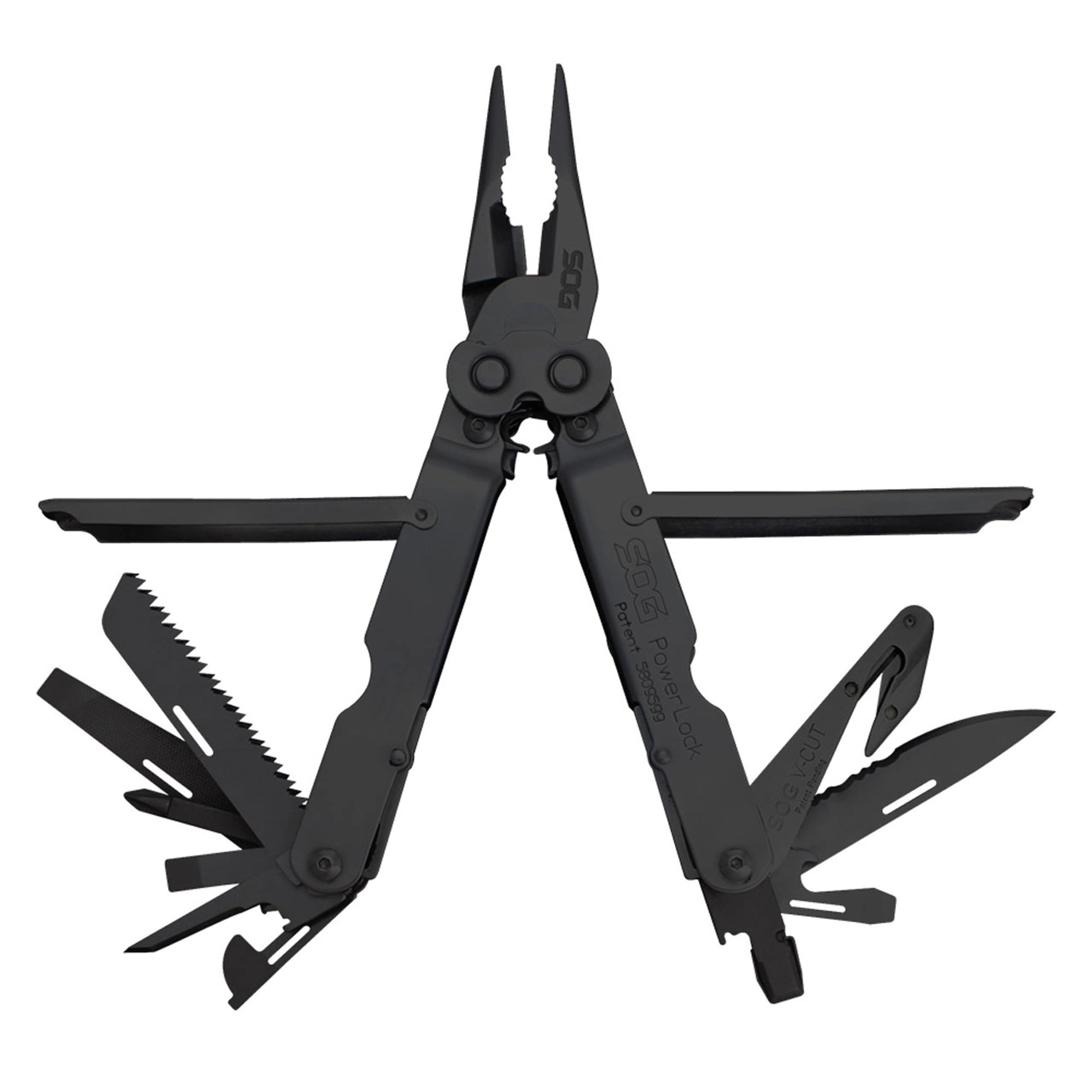 SOG PowerLock V-Cutter Multitool - Black