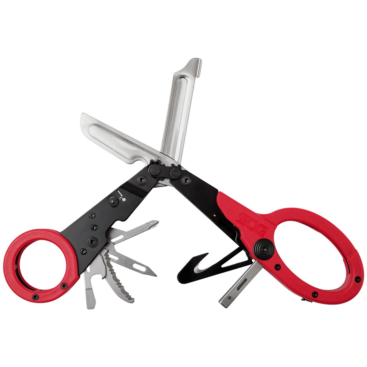 SOG ParaShears Multitool with sheath - Red