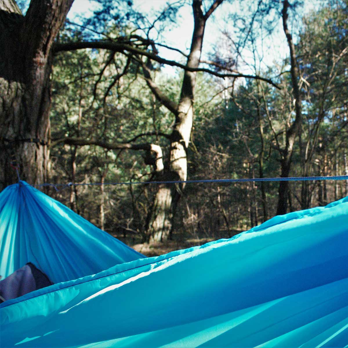 TigerWood Sky Version Ultralight Hammock Light Blue