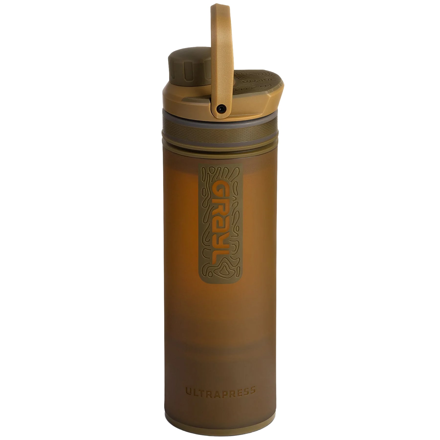 Grayl UltraPress Filter Bottle 500 ml - Coyote Brown