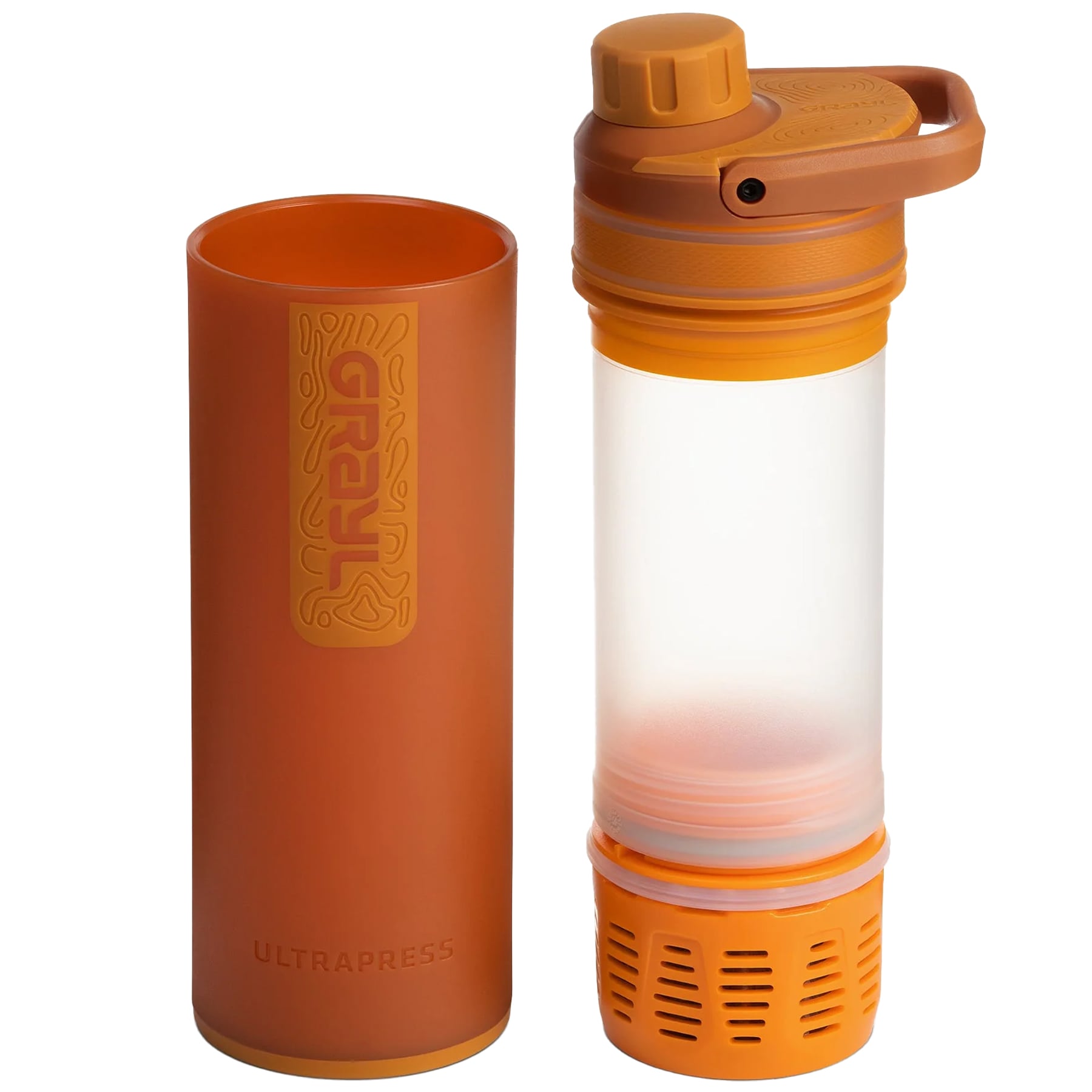 Grayl UltraPress Filter Bottle 500 ml - Mojave Redrock