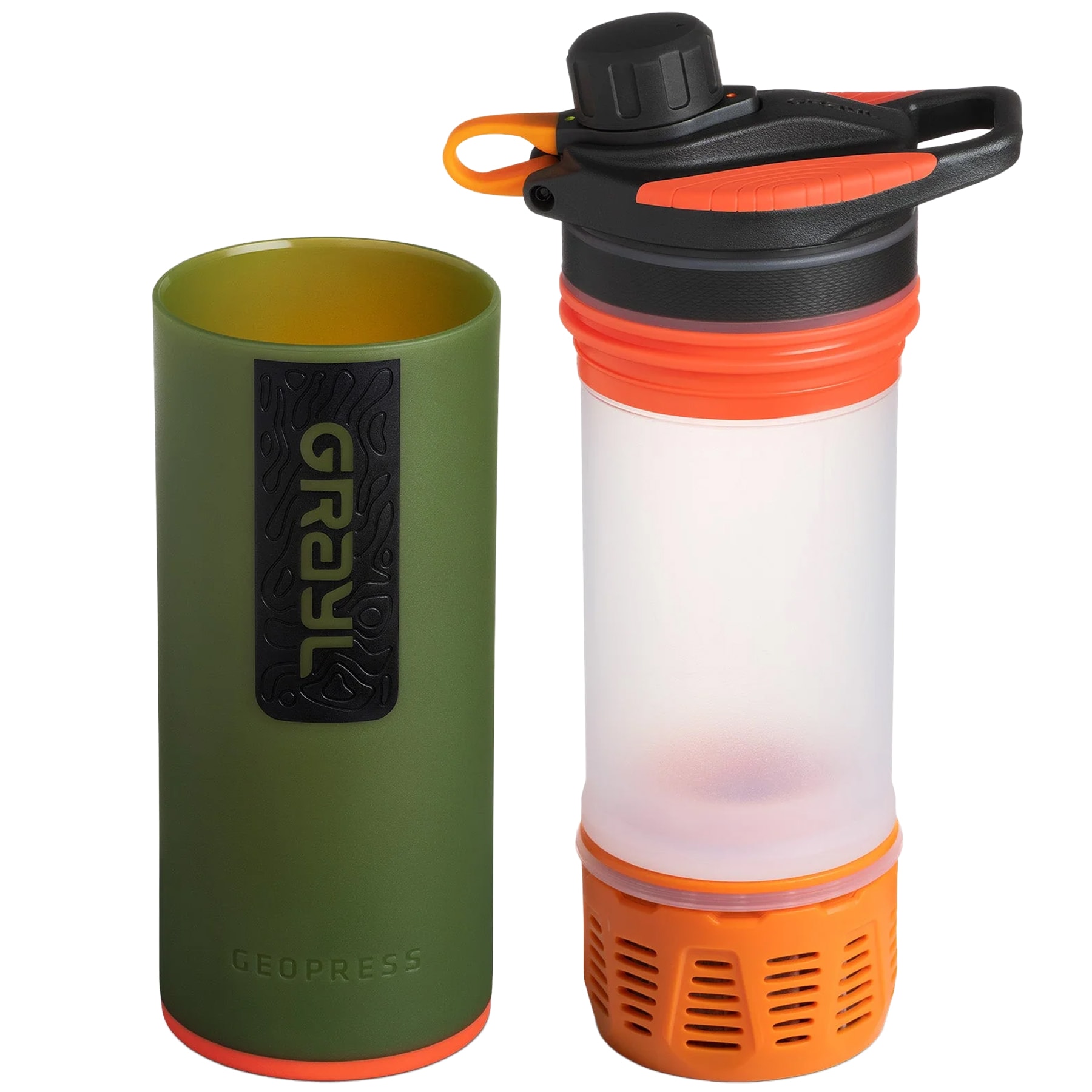 Grayl GeoPress Filter Bottle 710 ml - Oasis Green