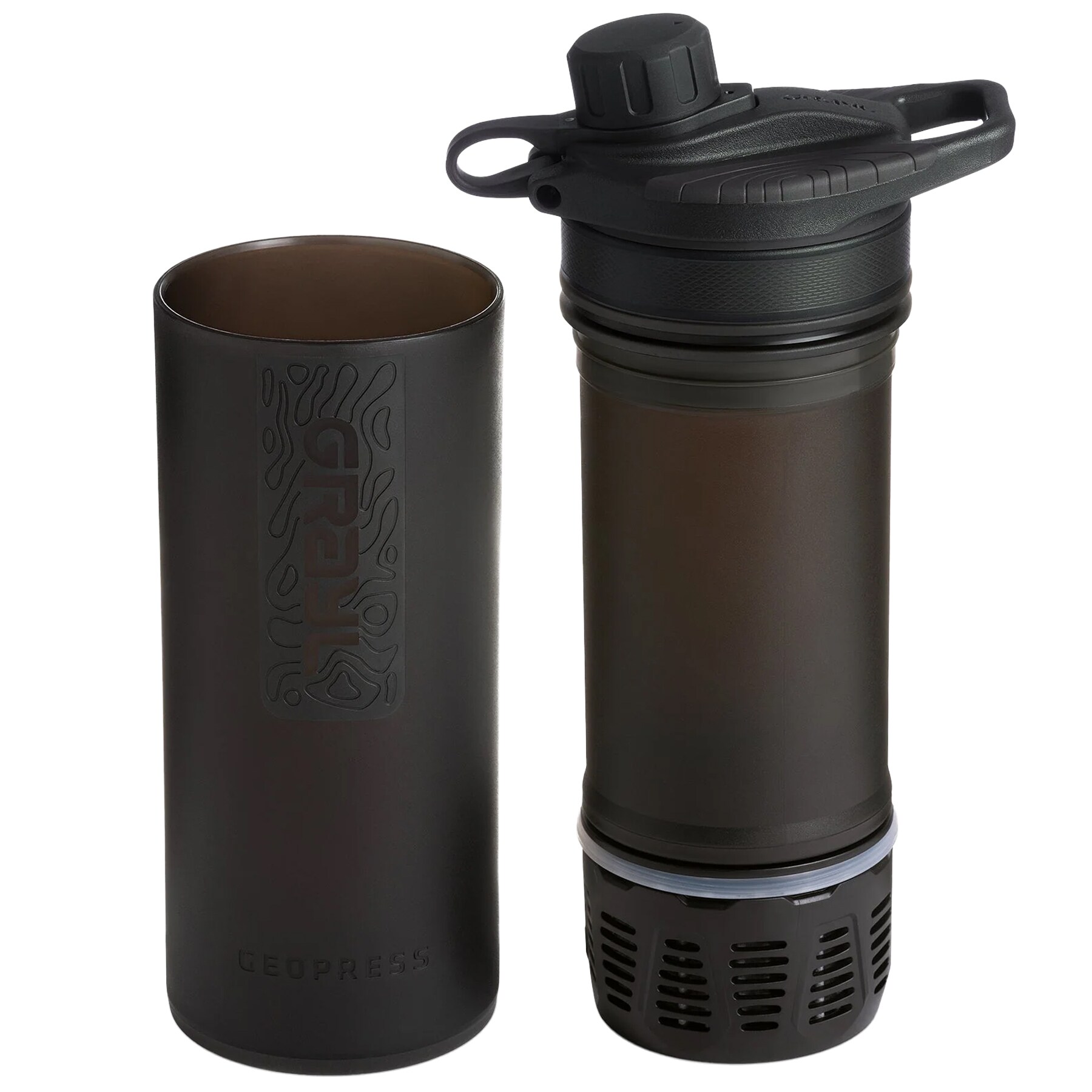 Grayl GeoPress Filter Bottle 710 ml - Covert Black