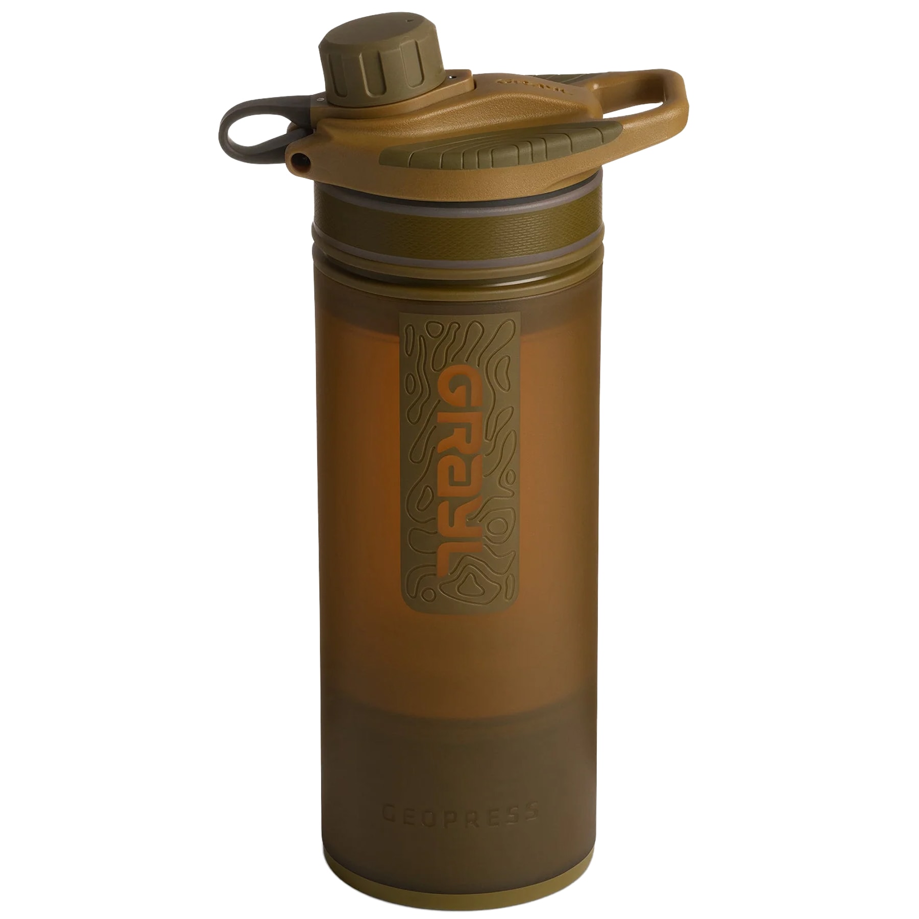 Grayl GeoPress Filter Bottle 710 ml - Coyote Brown