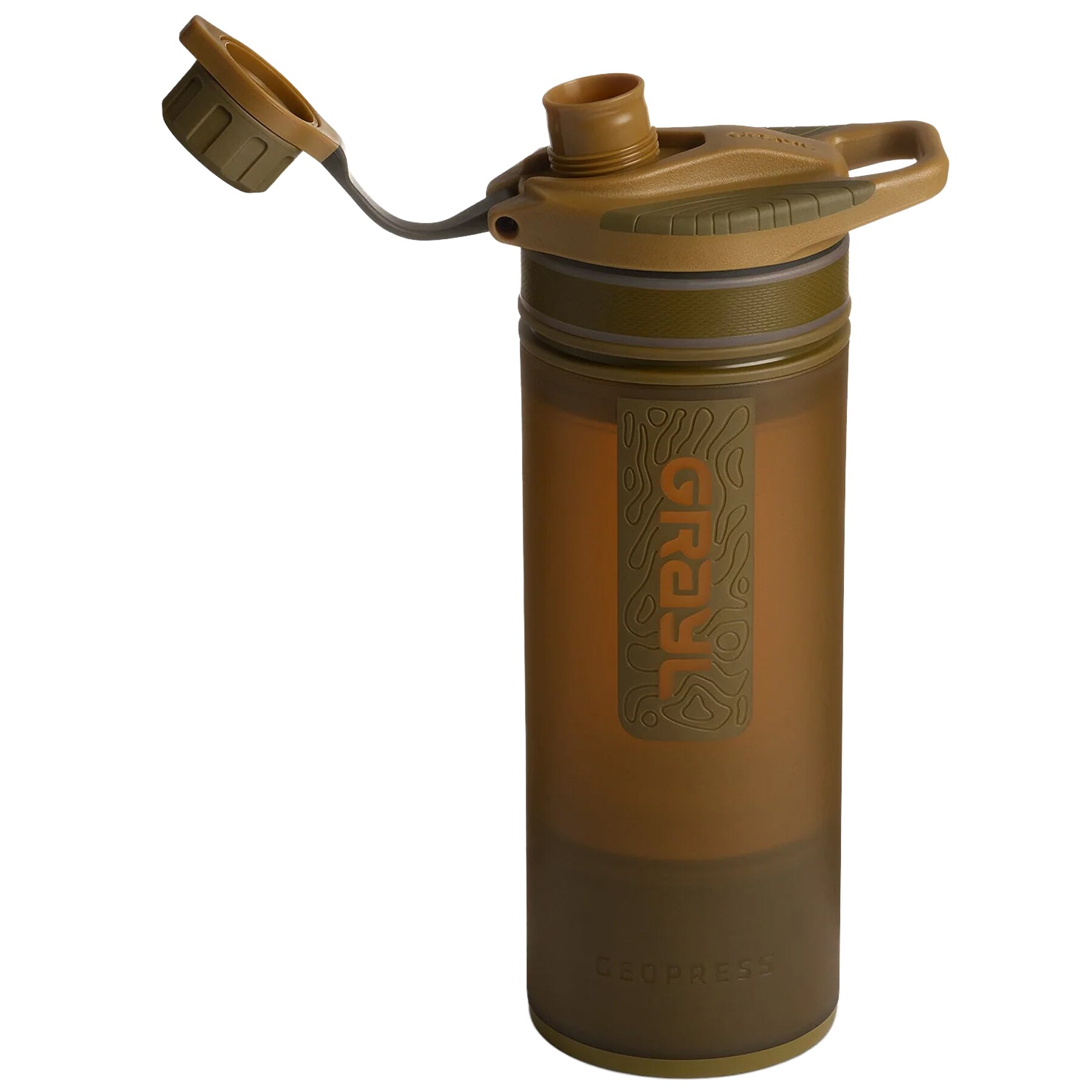 Grayl GeoPress Filter Bottle 710 ml - Coyote Brown