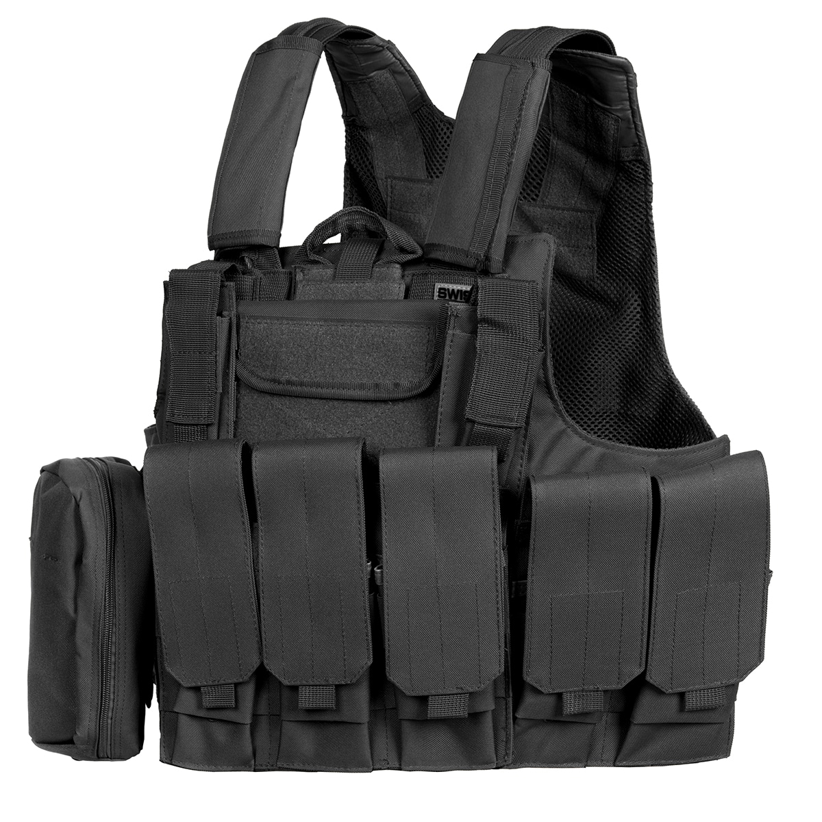 CyberGun Swiss Arms Ciras Tactical Vest - Black