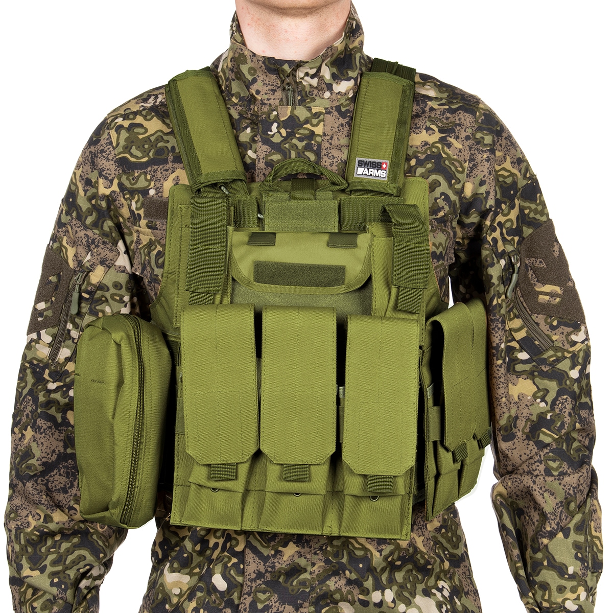 CyberGun Swiss Arms Ciras Tactical Vest - OD