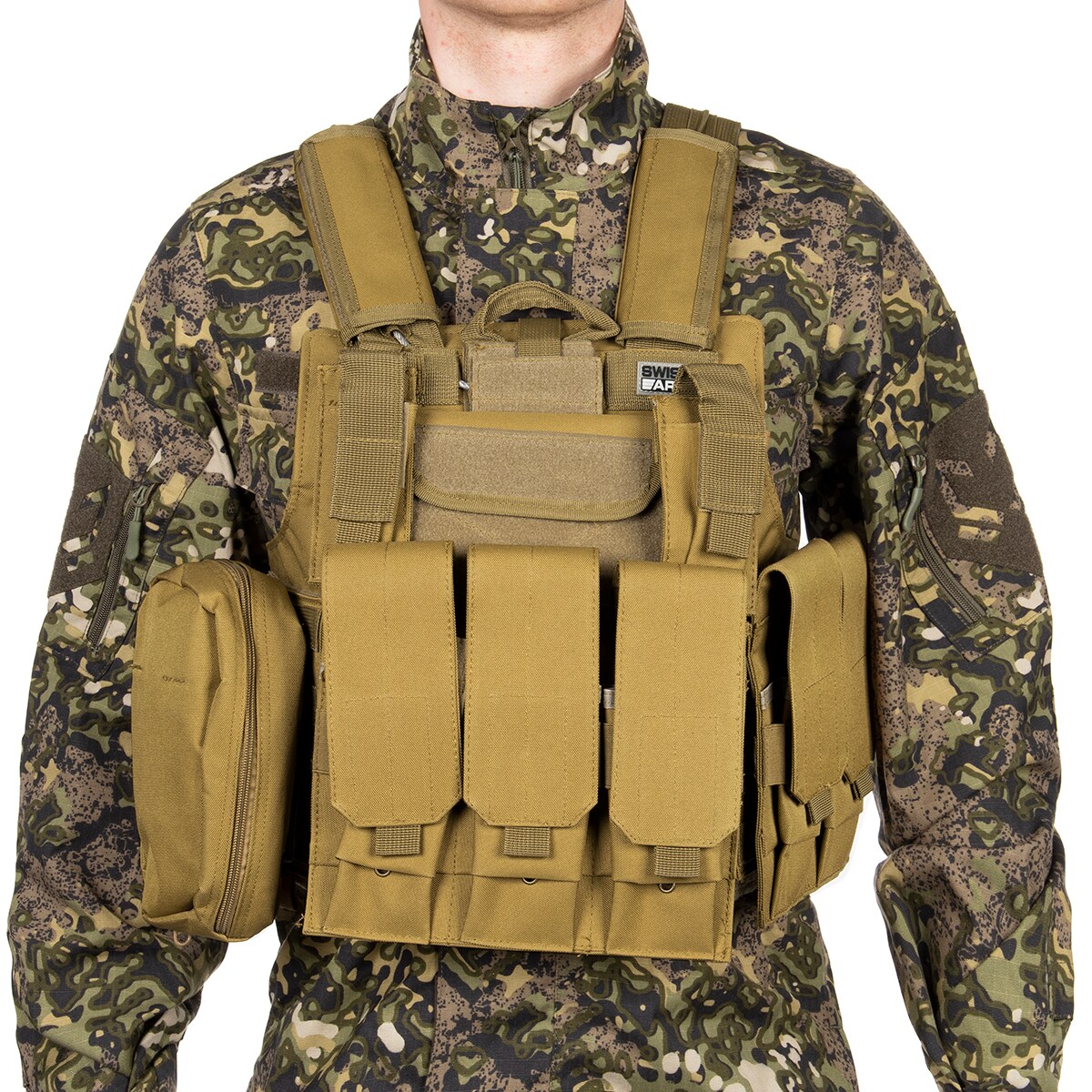 CyberGun Swiss Arms Ciras Tactical Vest - Tan