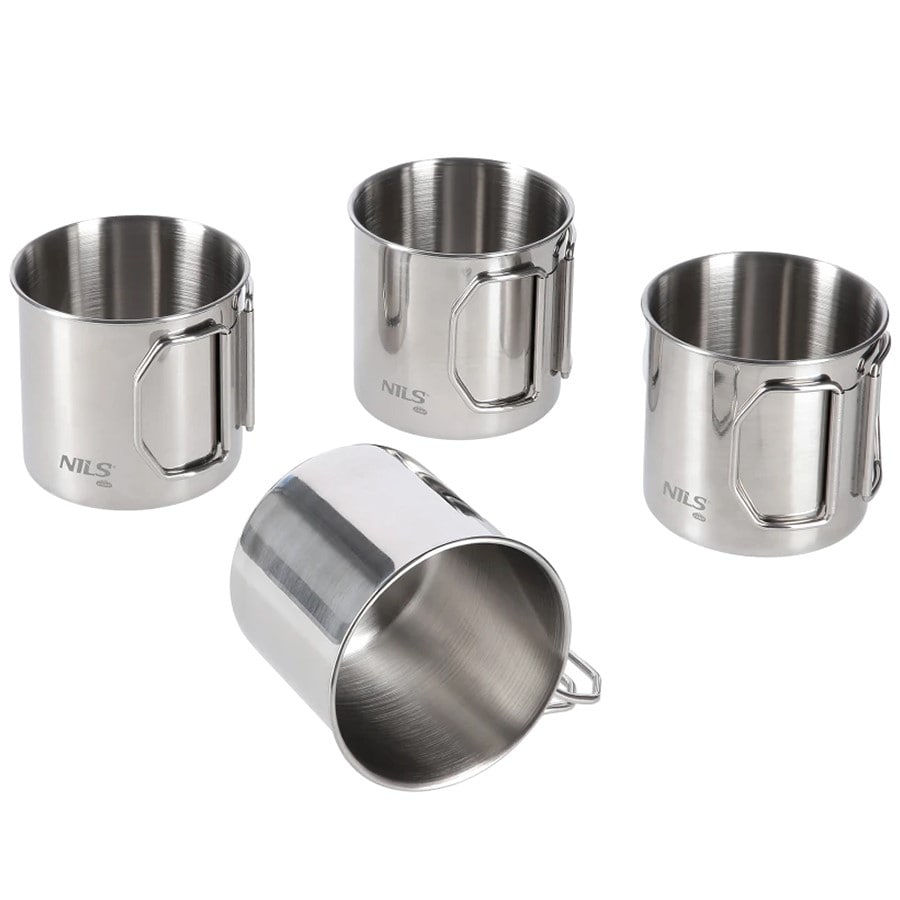 Nils Camp Steel Mug 300 ml - 4 pcs.