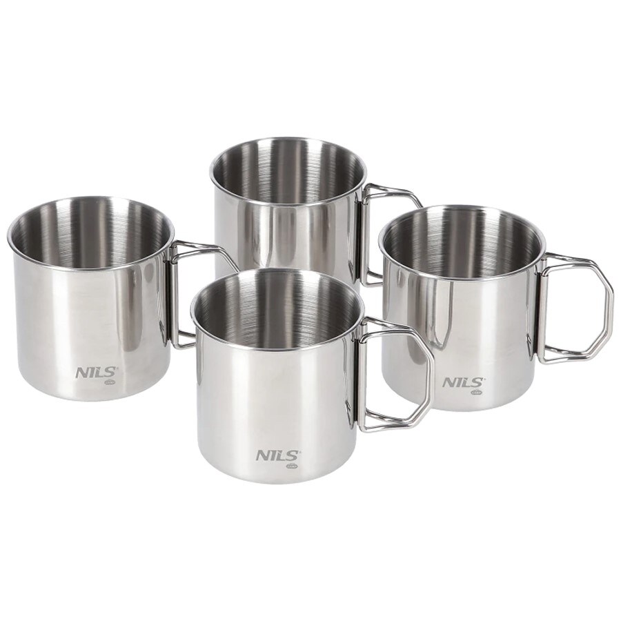 Nils Camp Steel Mug 300 ml - 4 pcs.