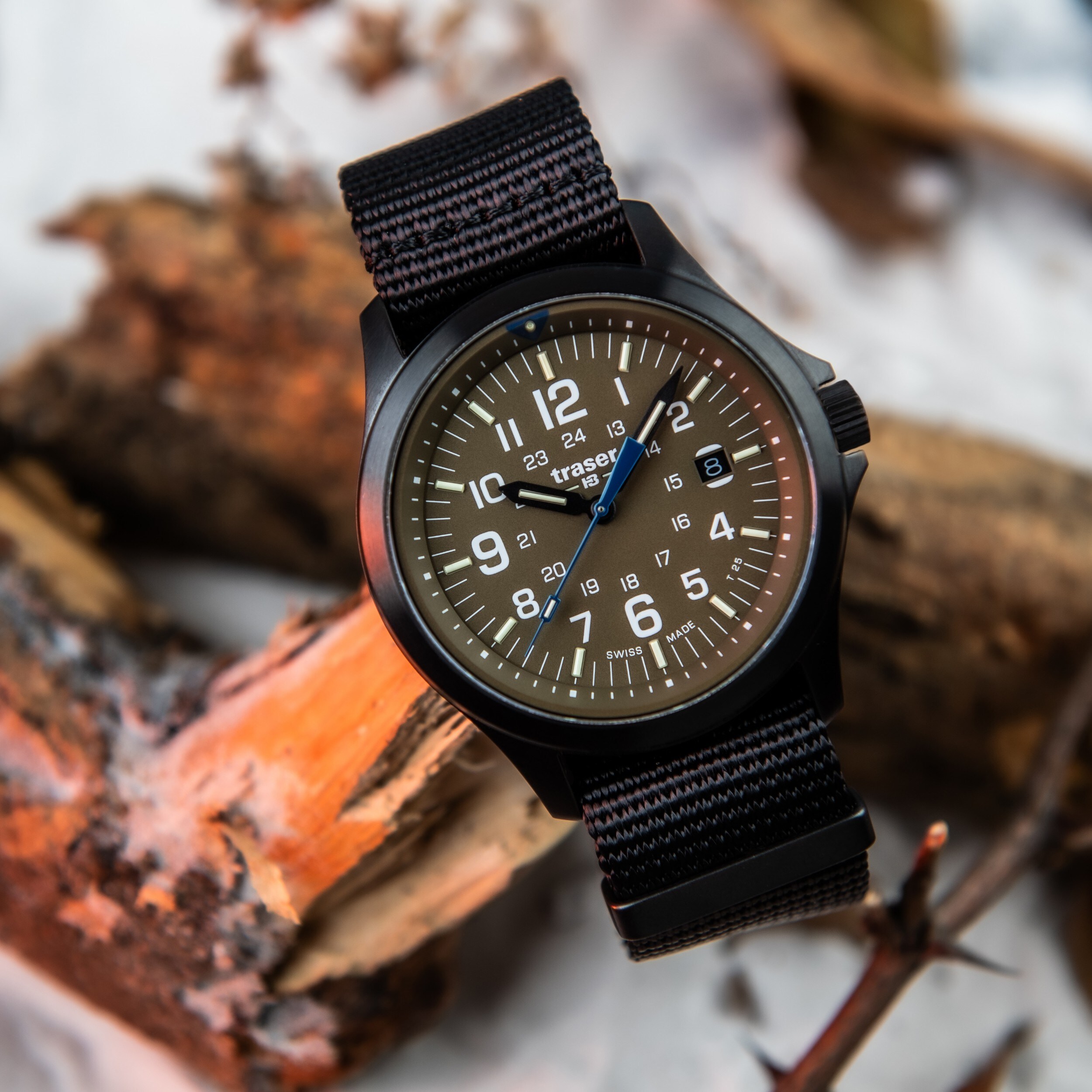 Traser P67 Officer Pro TS Watch - Khaki/Black