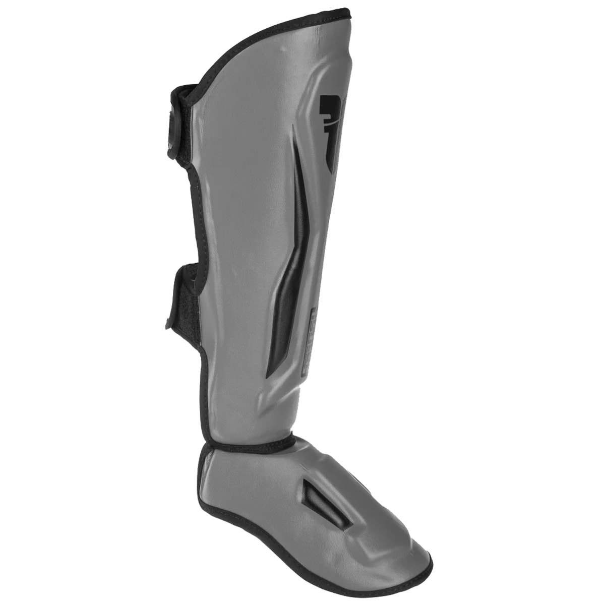 Fighter Thai Ergo tibia, shin and foot protectors - Grey/Black