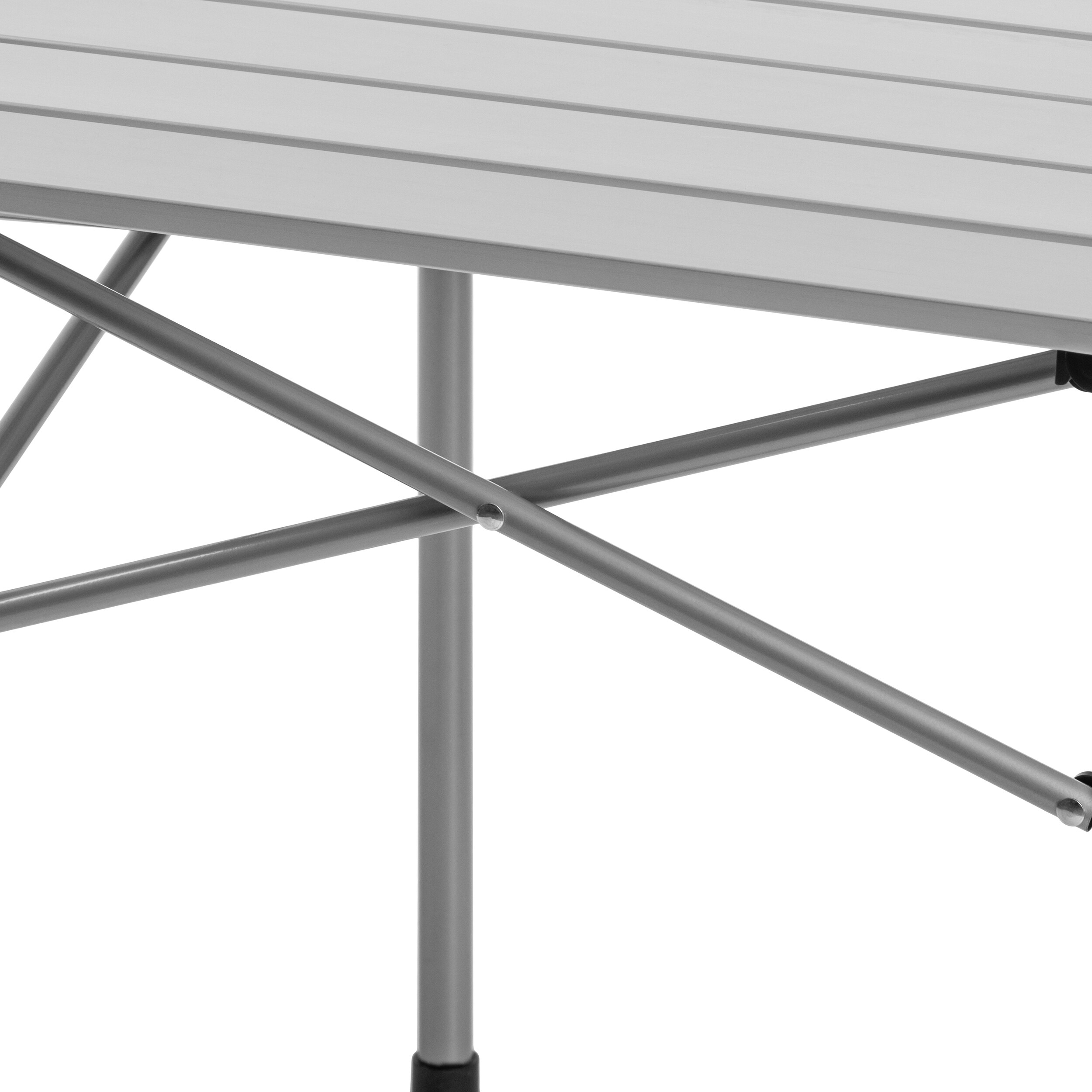 Meteor Bankada Folding Table - Silver